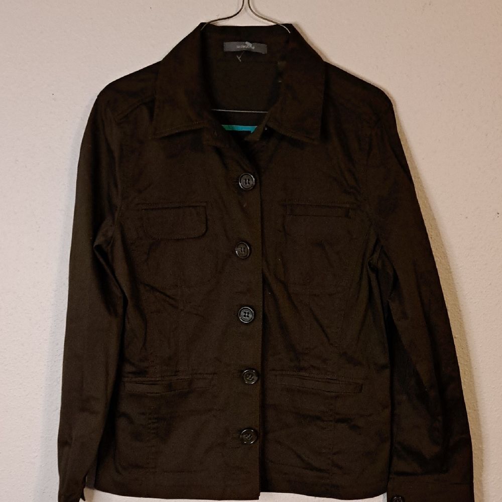 Liz Claiborne Women's Brown Blazer Suit Jacket Size 10